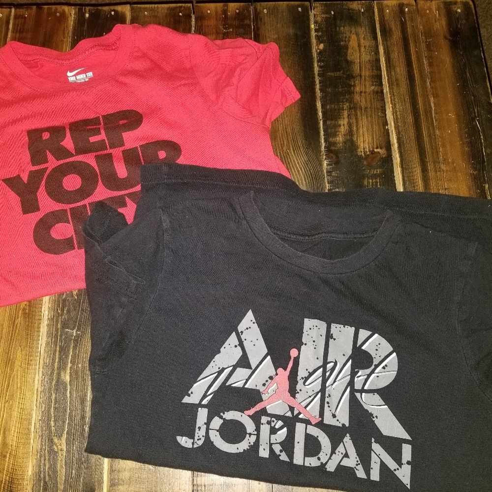 Nike and Air Jordan shirt